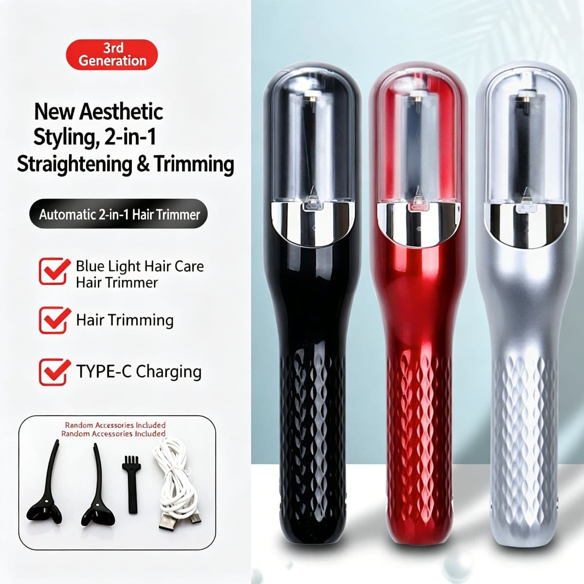 pink-Rechargeable 2-in-1 Hair Trimmer/Free Shipping & No Tax - televisions | Ghana Appliances